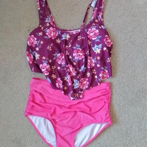Two Piece High Waisted Swimsuit
